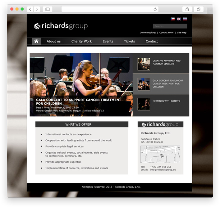 website